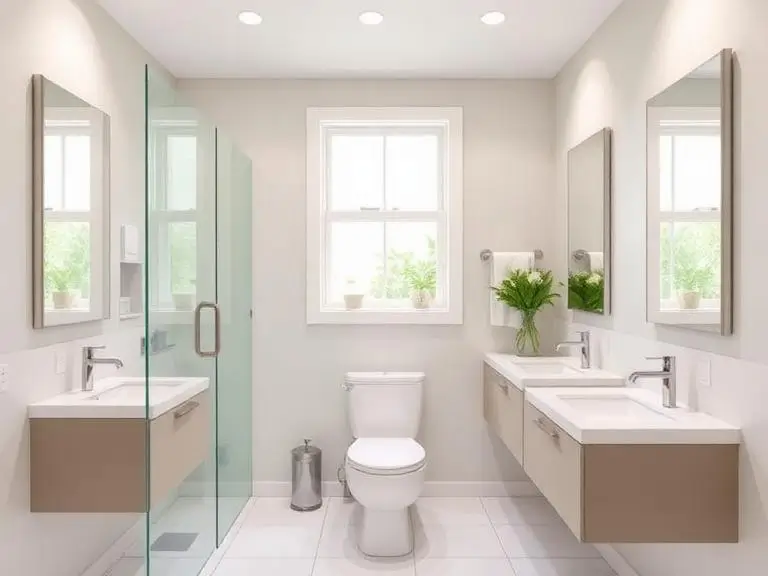 Small Washroom Layout