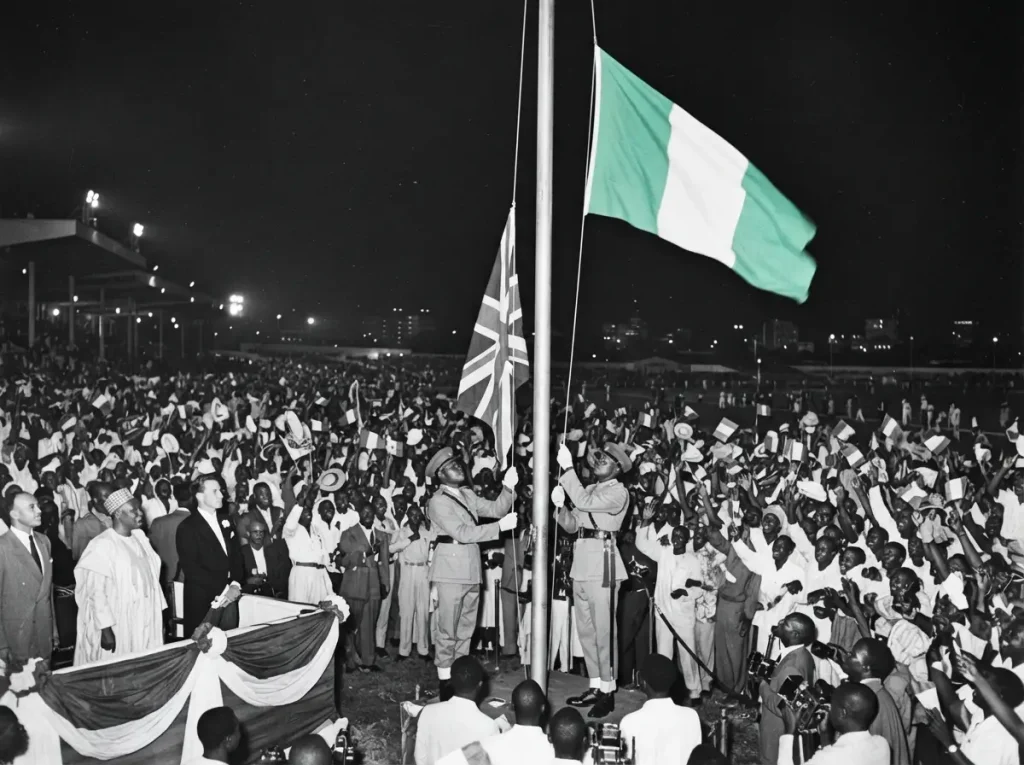 he Midnight Flag Raising of 1960