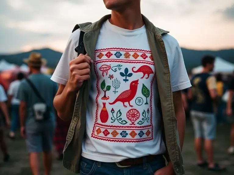 Chilean Folk Art Graphic Tee