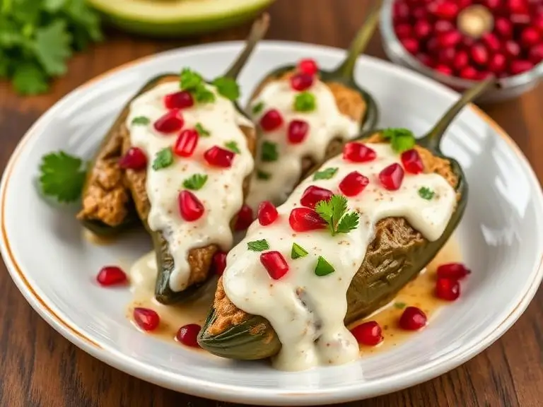 Chiles en Nogada