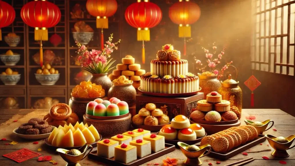 Design a China National Day Dessert Table