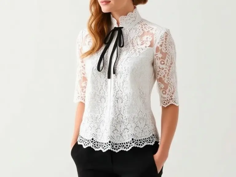 Elegant Lace Blouse
