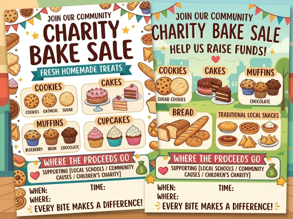 Charity Bake Sale
