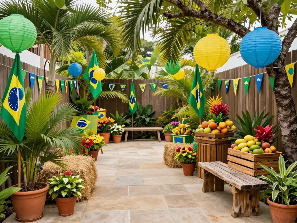 Tropical Outdoor Garden Display