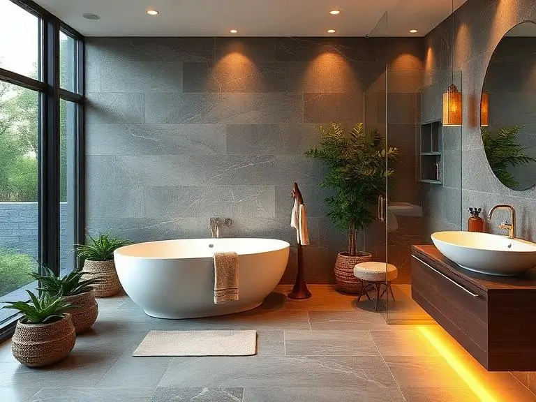 Spa-Inspired Bathrooms