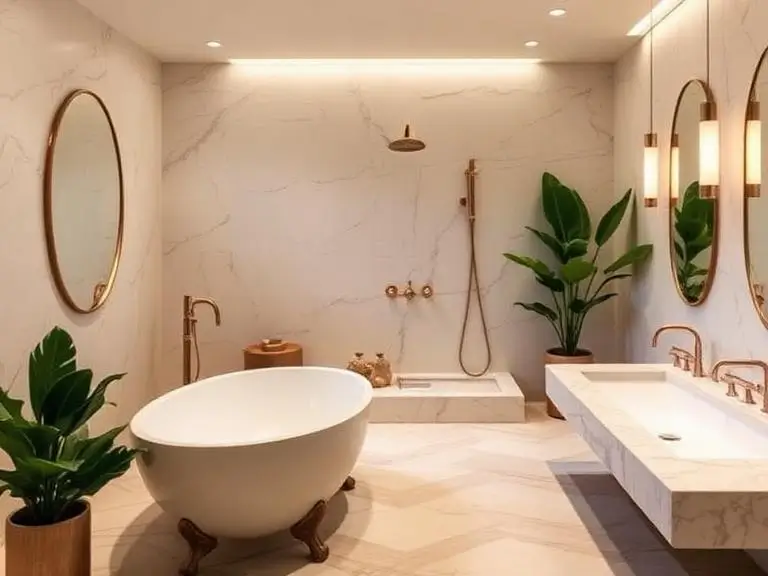 Spa-Inspired Bathrooms