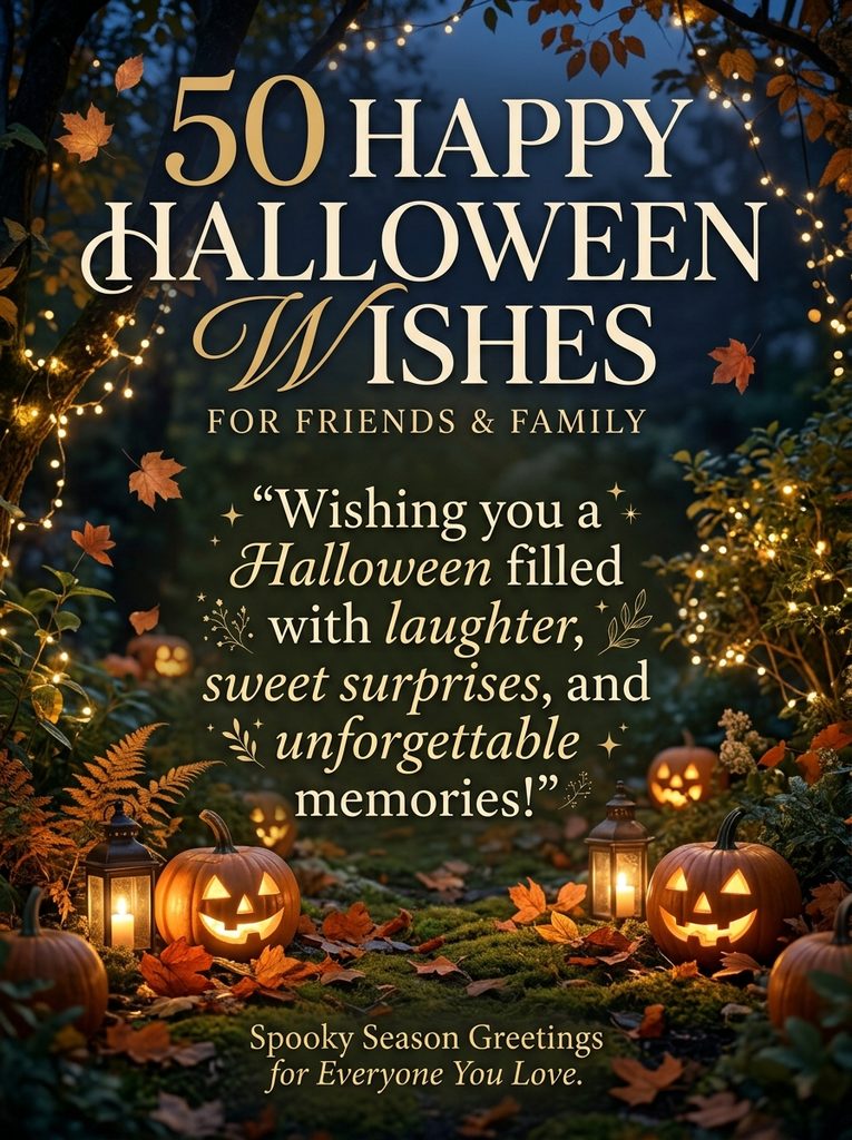 50 Happy Halloween Wishes for Friends & Family