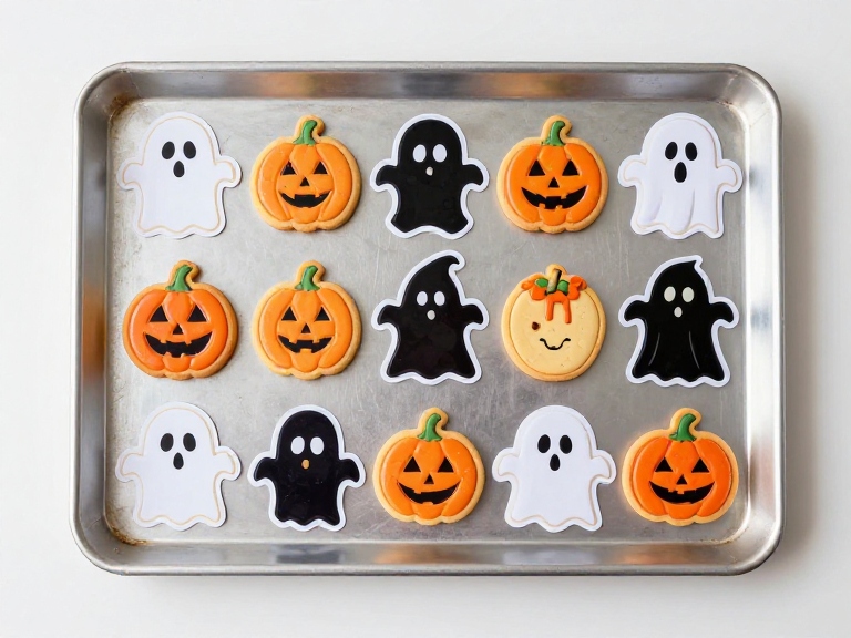 Spooky Cookie Sheet Magnet Board