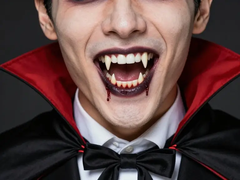 Vampire Fangs and Special-Effect Makeup