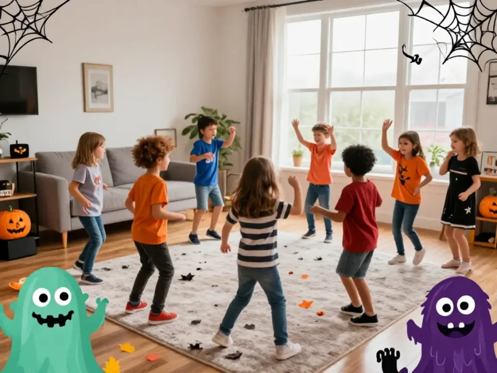 Spooky Monster Freeze Dance Party