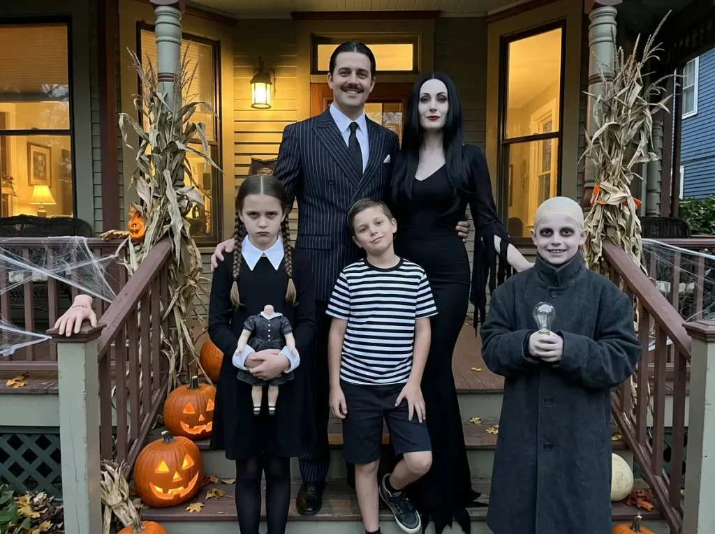 Addams Family Halloween Costume