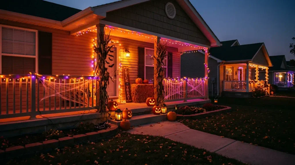 Build a Budget-Friendly Halloween Light Display