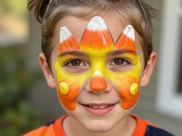 Candy Corn Face Paint
