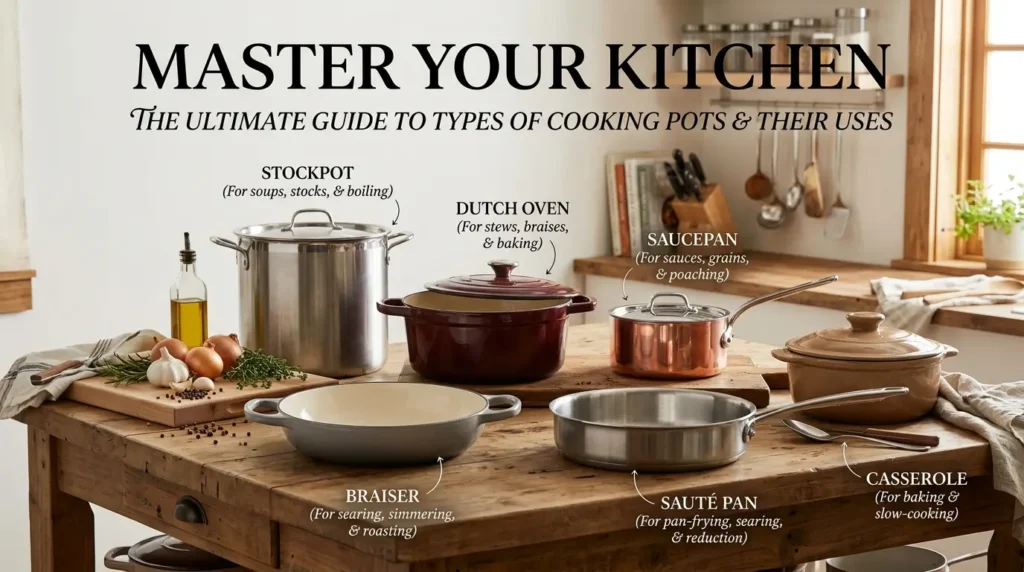 Types of Cooking Pots and Their Uses