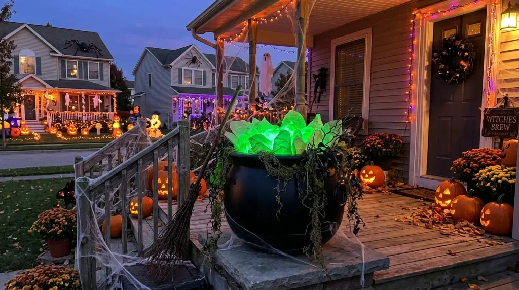 Design a Glowing Witch's Cauldron