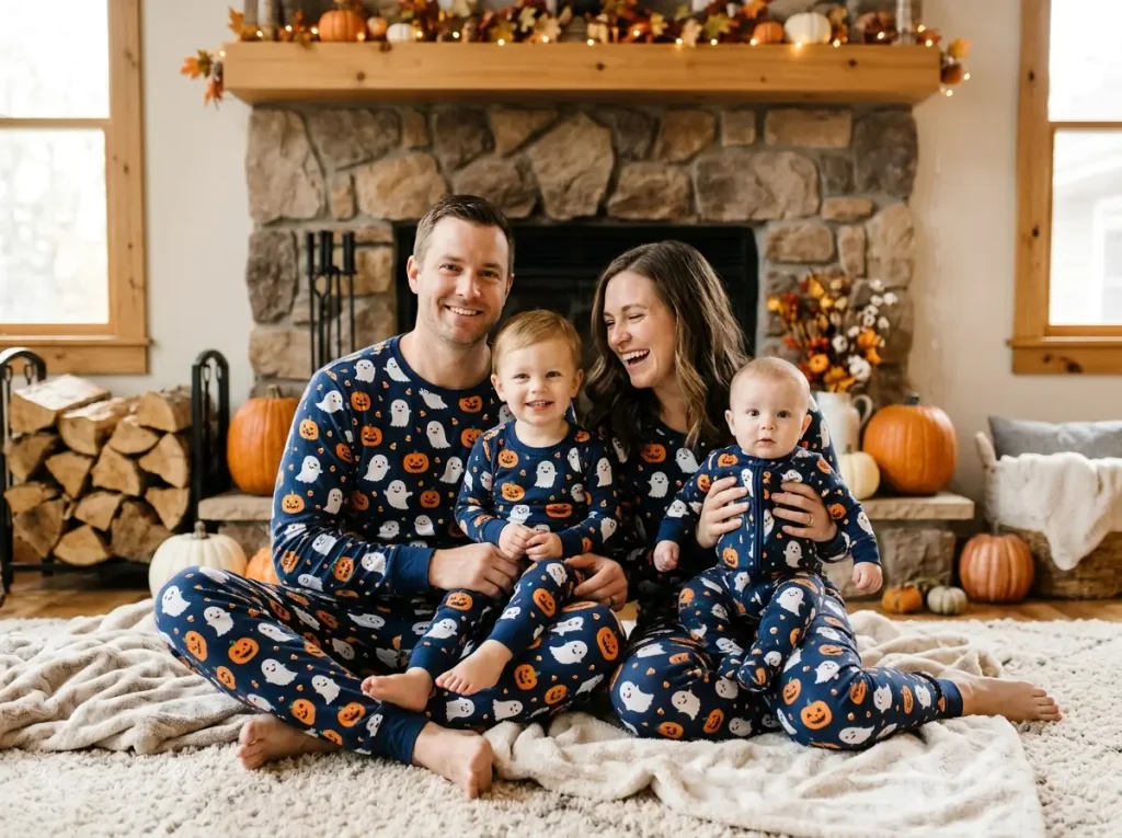 Friendly Ghost and Pumpkin Patterned Sets