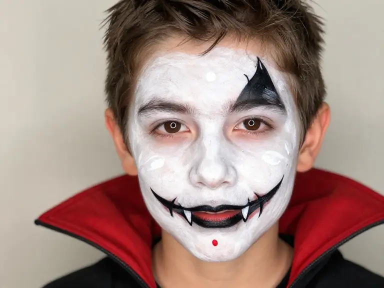 Friendly Vampire Face Paint