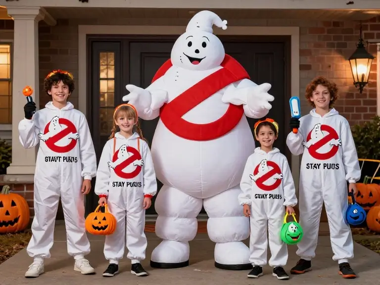 Ghostbusters Family Costume