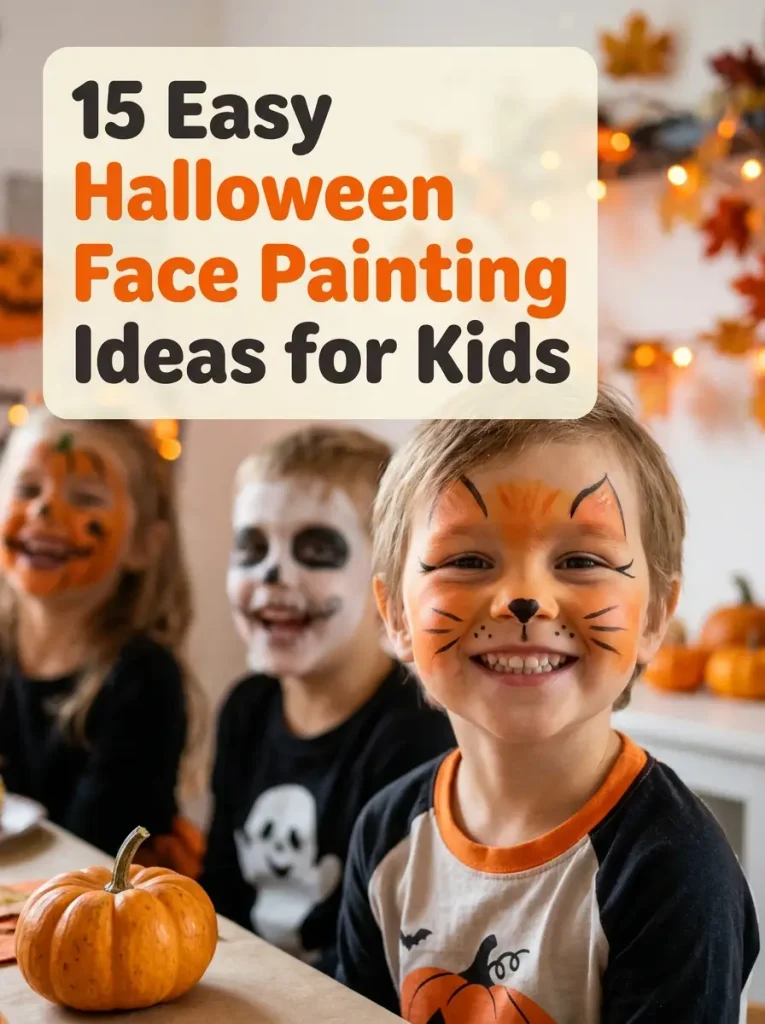 Halloween Face Painting Ideas for Kids