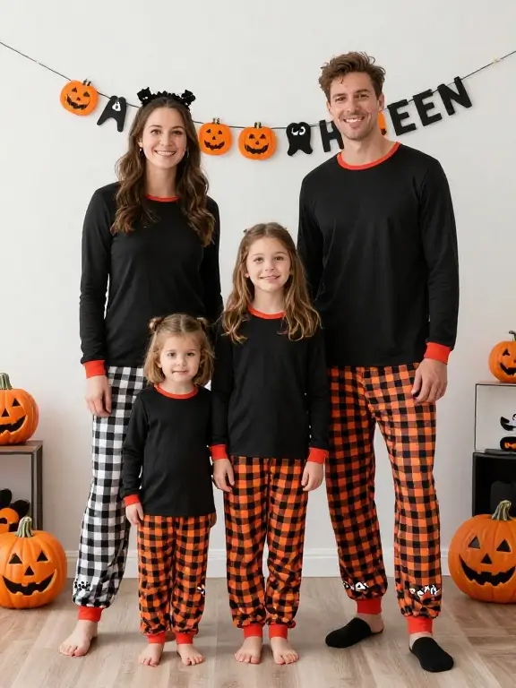 Spooktacular Halloween Pajamas for Matching Family Photos