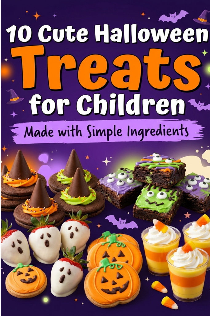 Halloween Treats for Children Made with Simple Ingredients