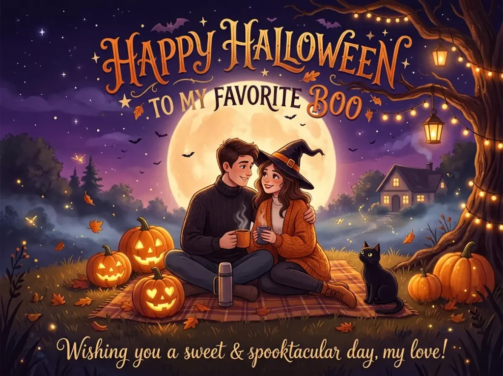 Happy Halloween Wishes for Couples and Romantic Partners