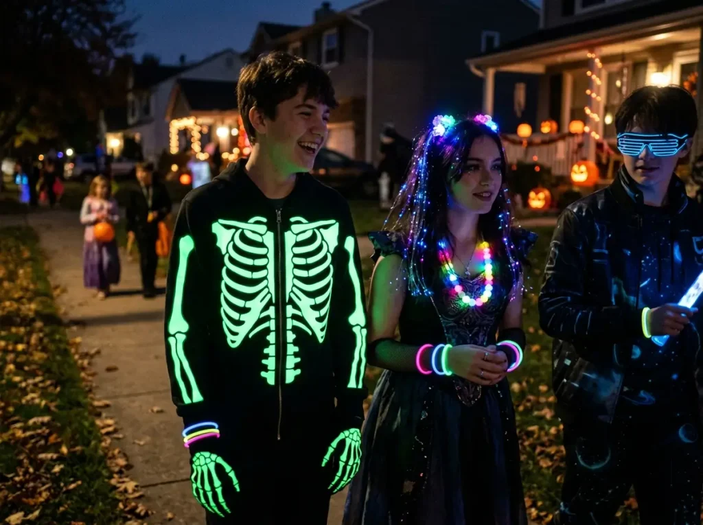 LED Accessories and Glow-in-the-Dark Details