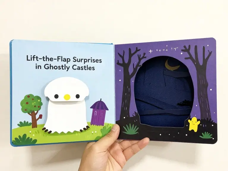 Lift-the-Flap Surprises in Ghostly Castles