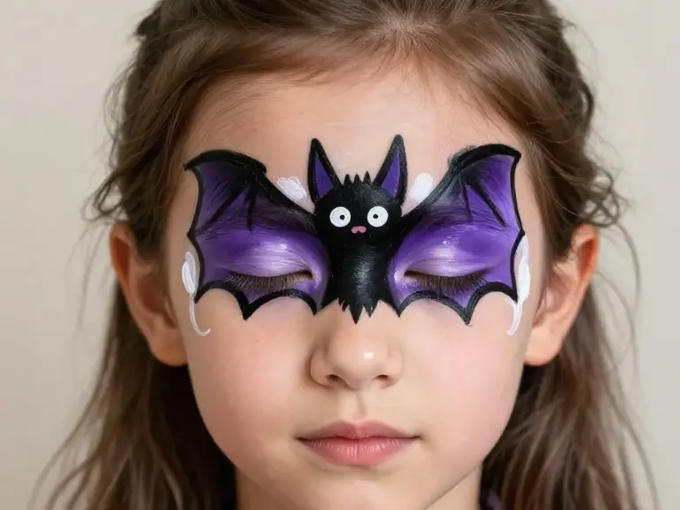 Little Bat Face Paint