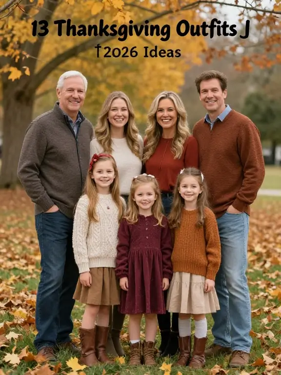 Matching Thanksgiving Outfits for Family Pictures