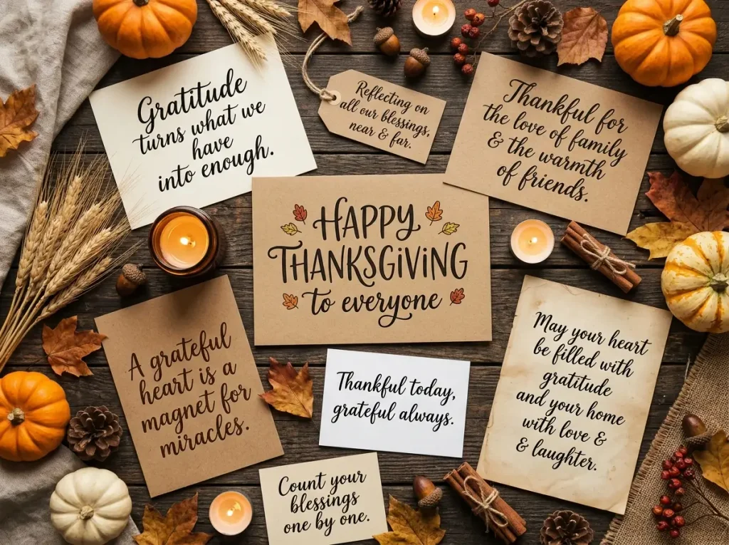 Thanksgiving Gratitude Quotes and Messages for Everyone