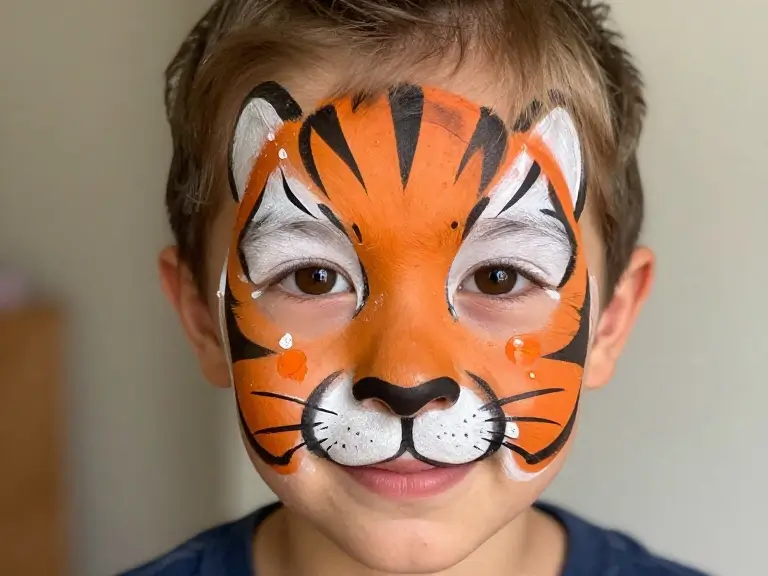 Tiger Cub Face Paint