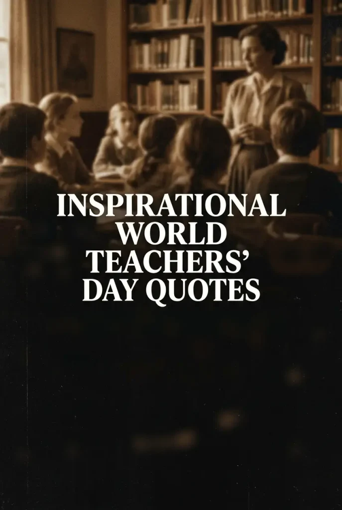 Inspirational World Teachers’ Day Quotes